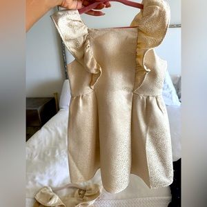 Gorgeous Gold Janie & Jack dress